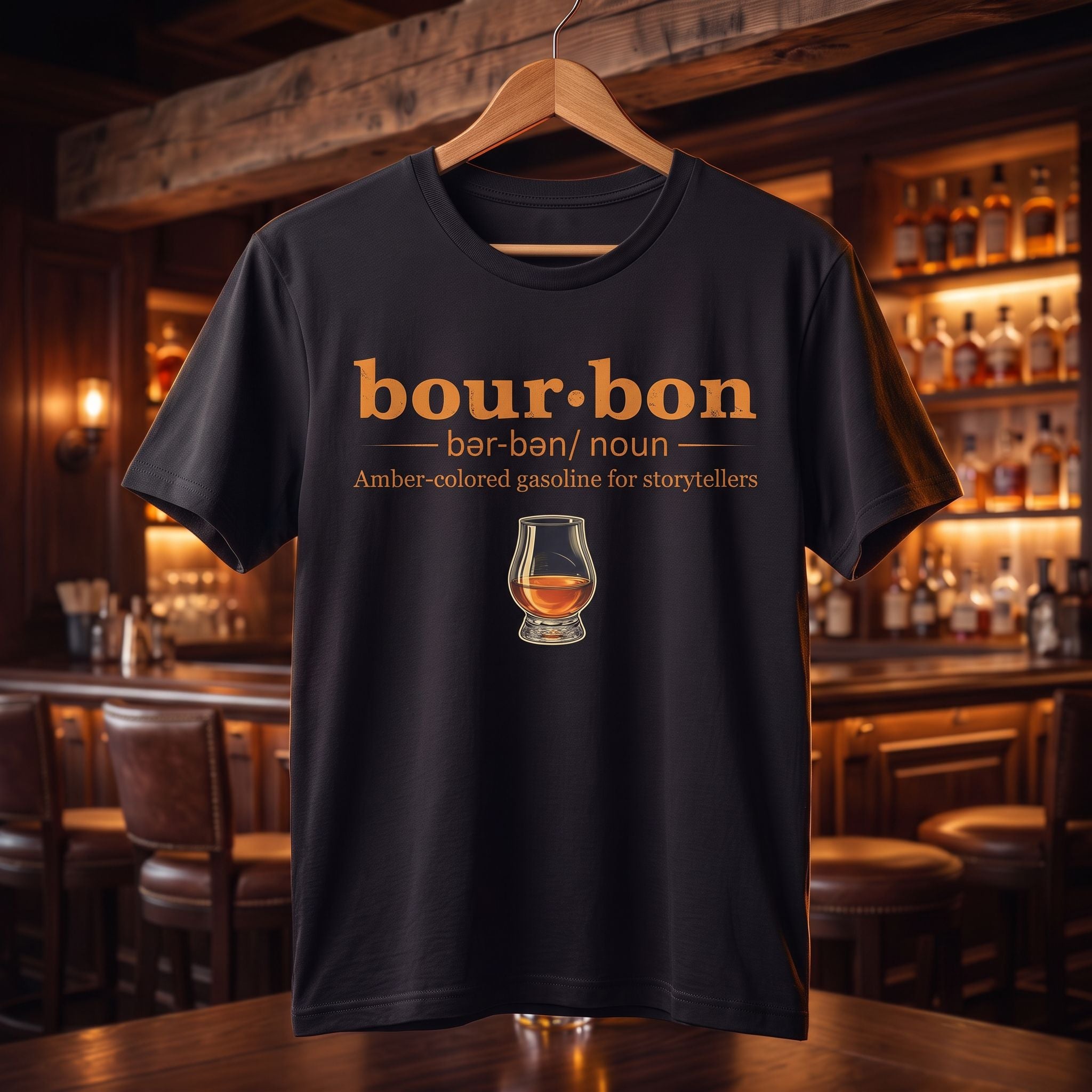 Bourbon: Amber-Colored Gasoline for Storytellers Premium Tee