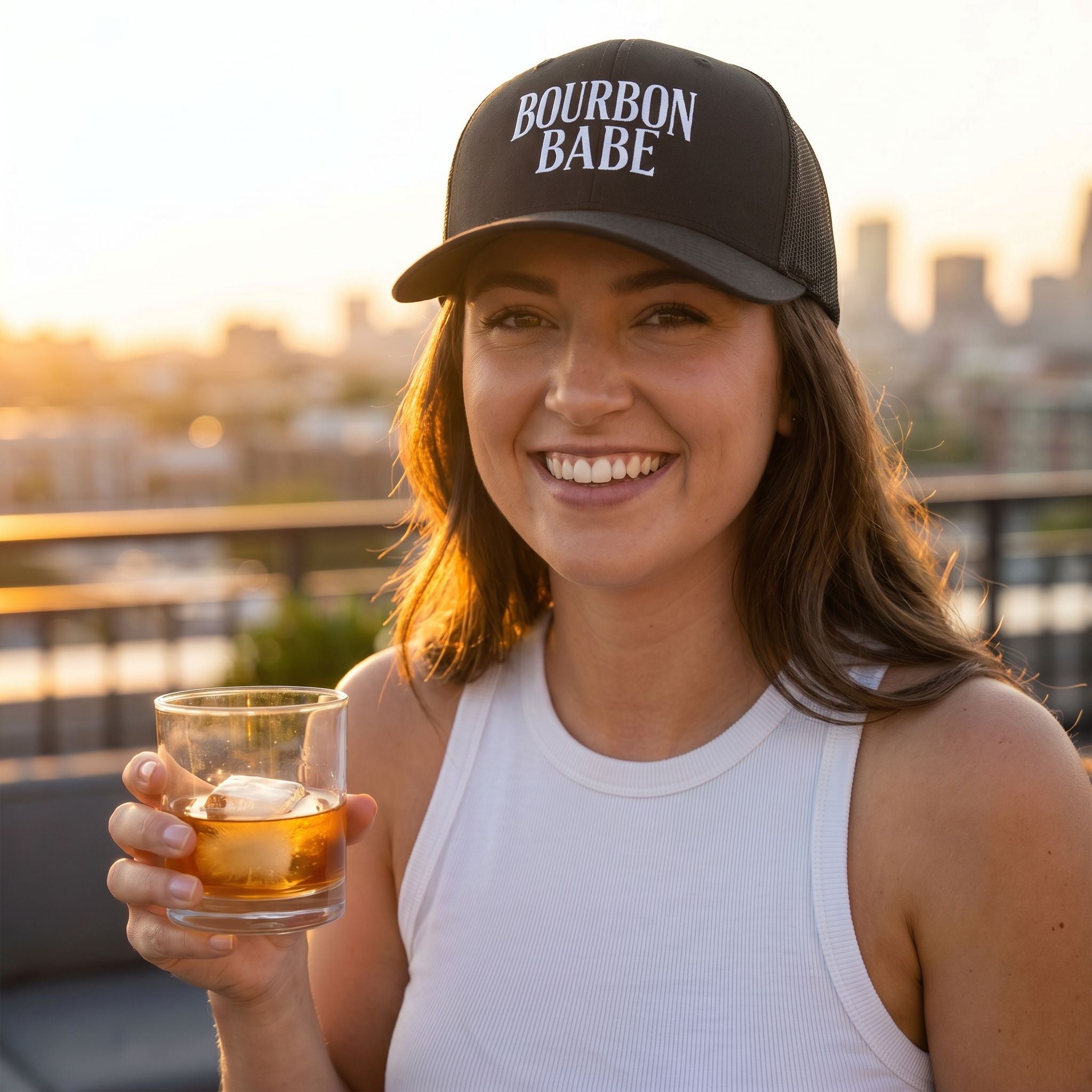Bourbon Babe Snapback Hat