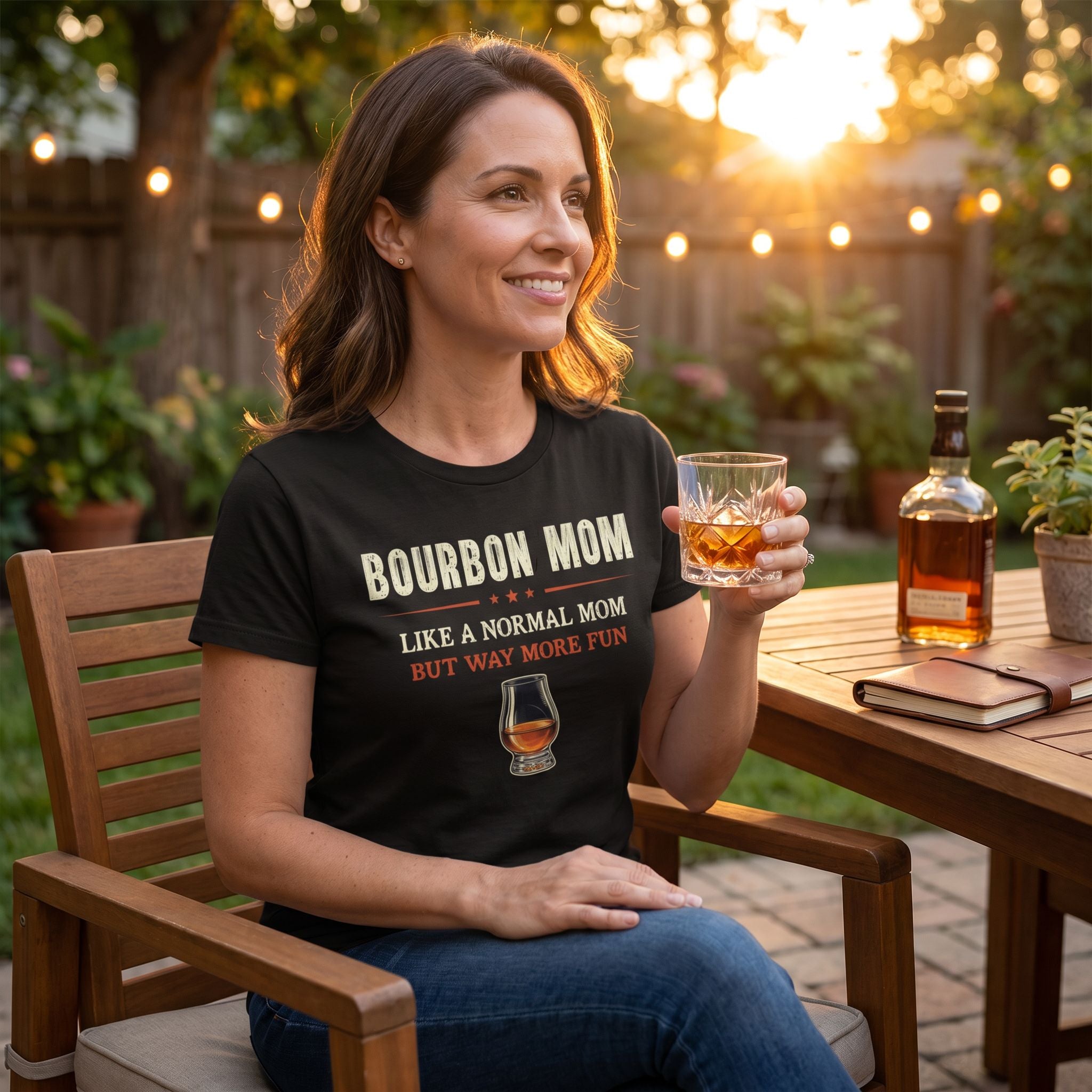 Bourbon Mom – Like A Normal Mom But Way More Fun Tee