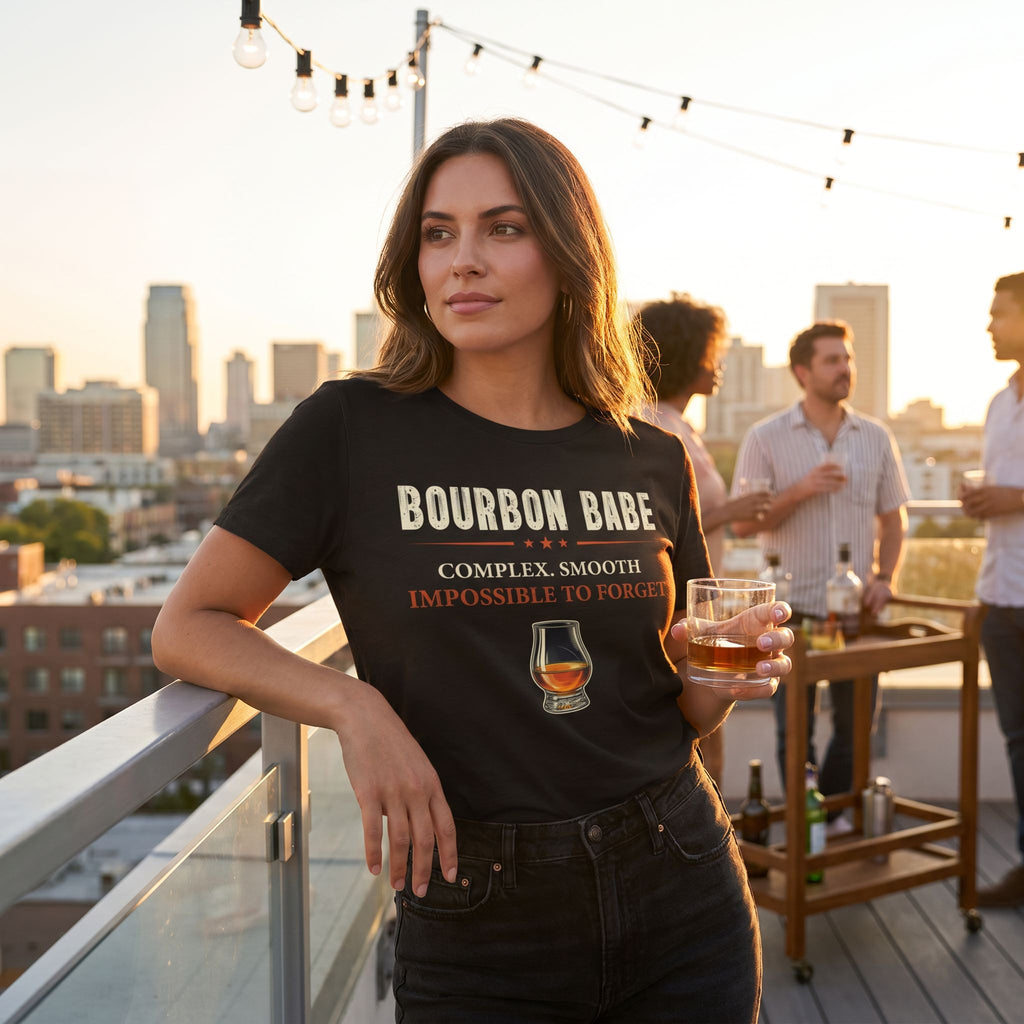 Bourbon Babe – Complex. Smooth. Impossible To Forget. Tee