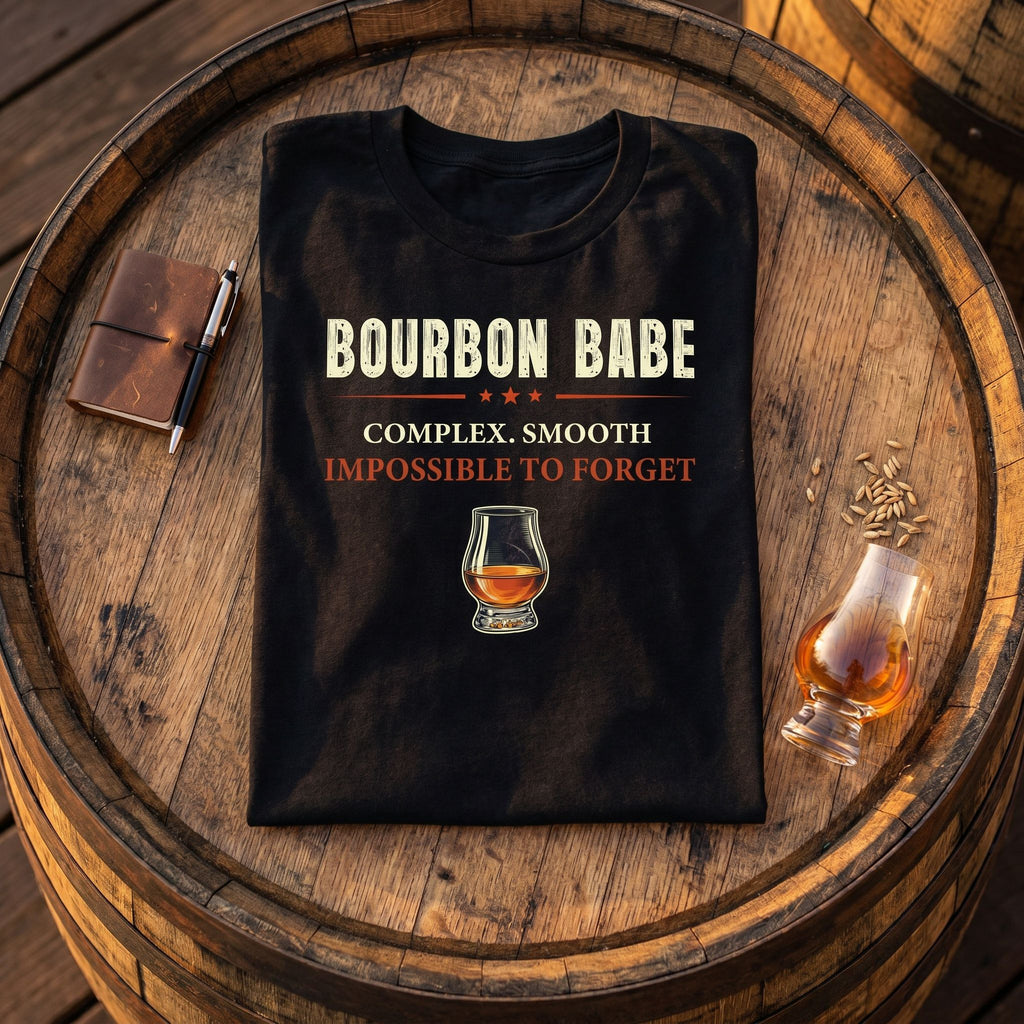 Bourbon Babe – Complex. Smooth. Impossible To Forget. Tee