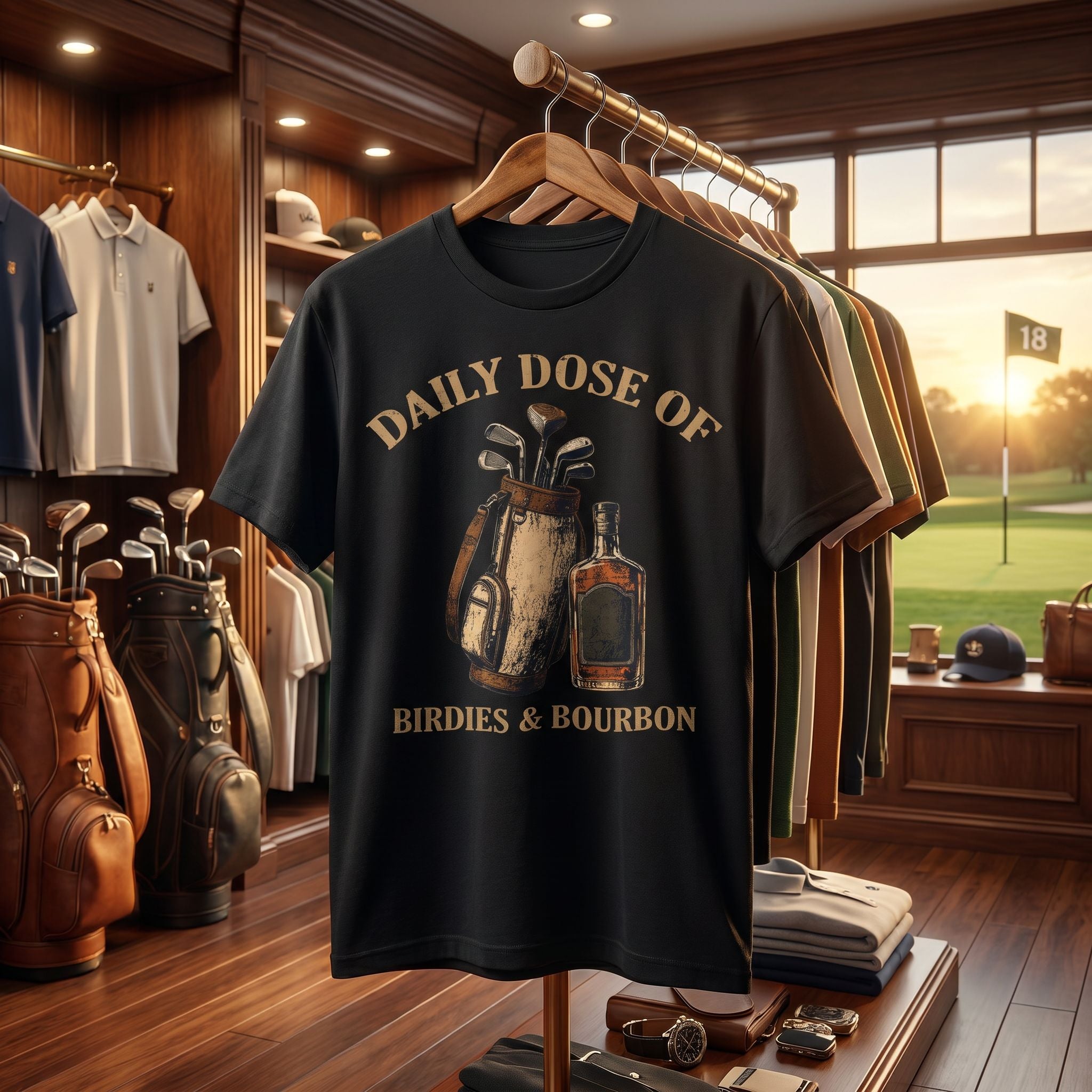 Daily Dose of Birdies & Bourbon Tee