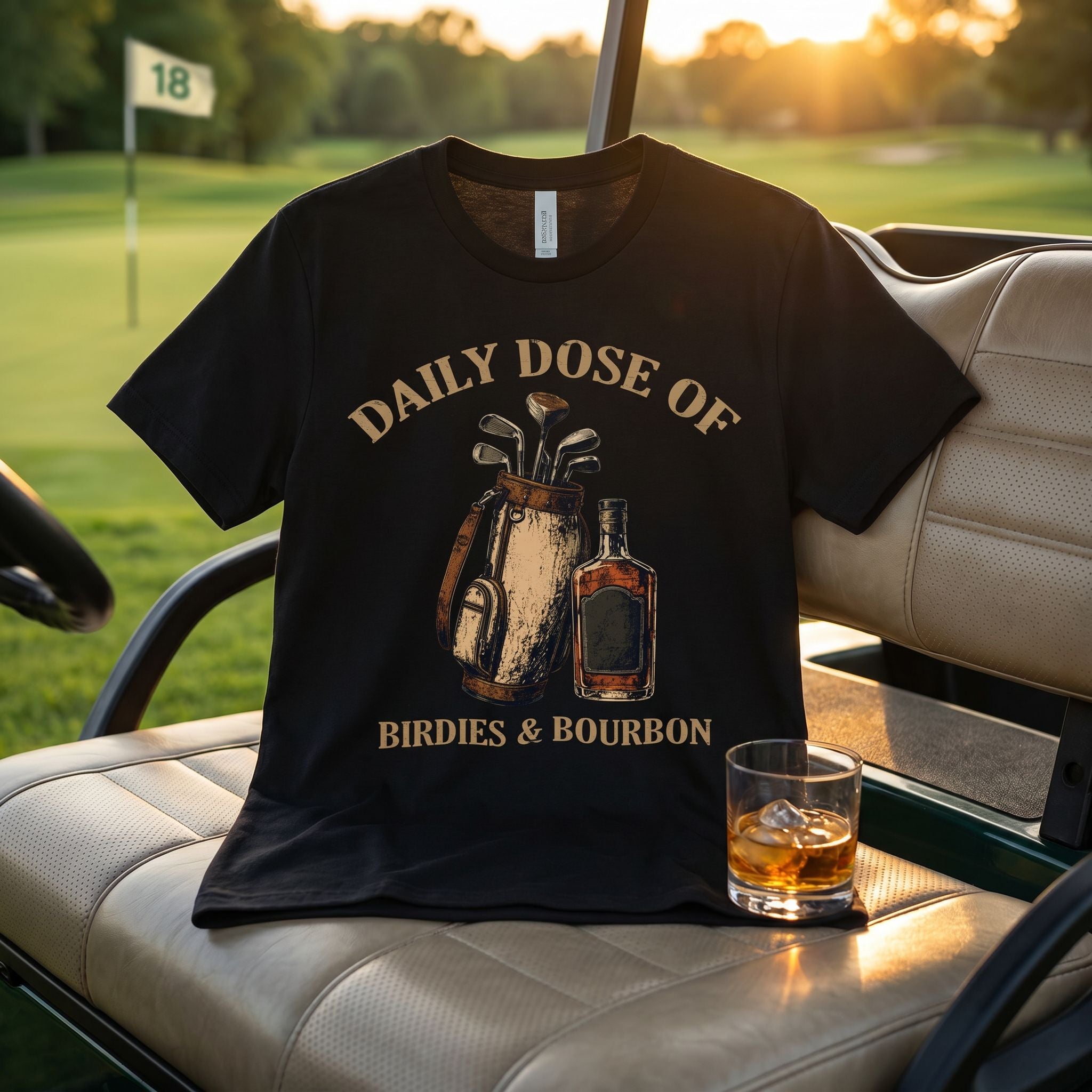 Daily Dose of Birdies & Bourbon Tee