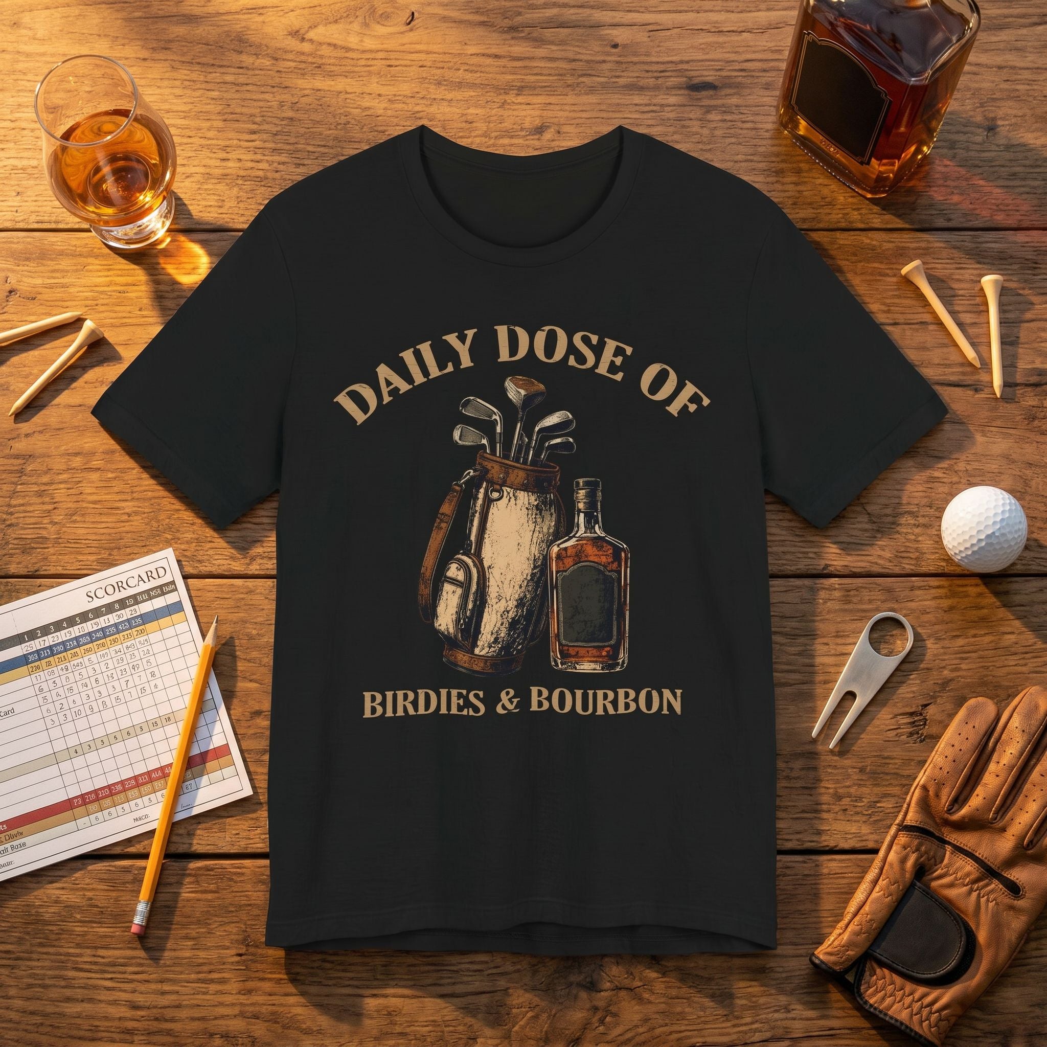 Daily Dose of Birdies & Bourbon Tee