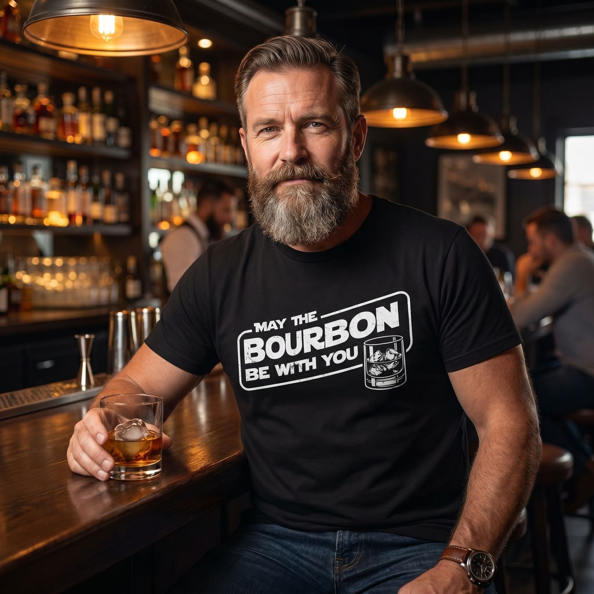 May The Bourbon Be With You – Premium Tee