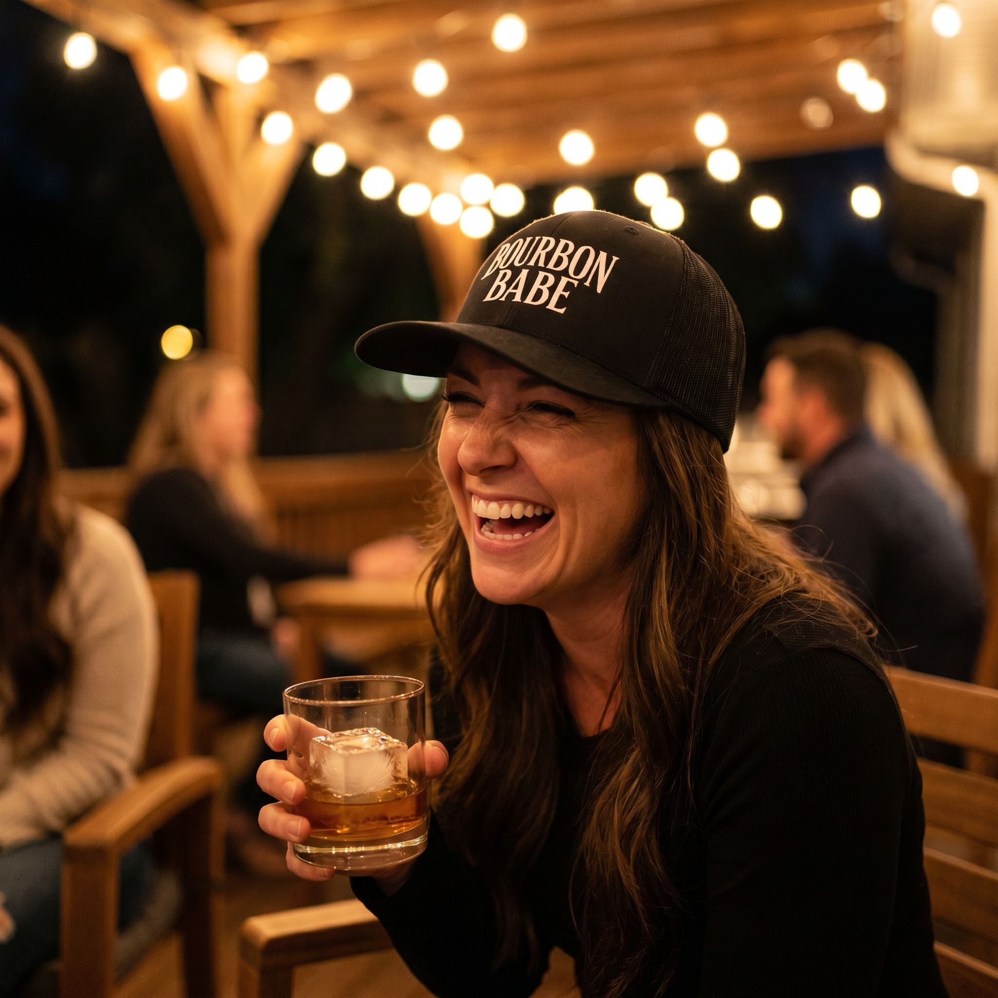 Bourbon Babe Snapback Hat