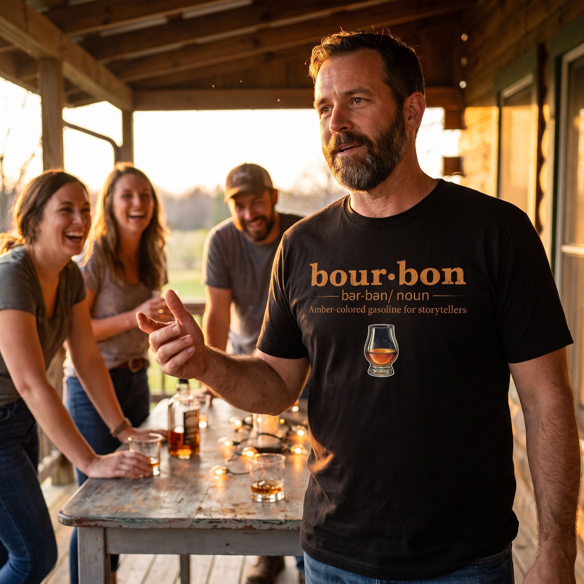 Bourbon: Amber-Colored Gasoline for Storytellers Premium Tee