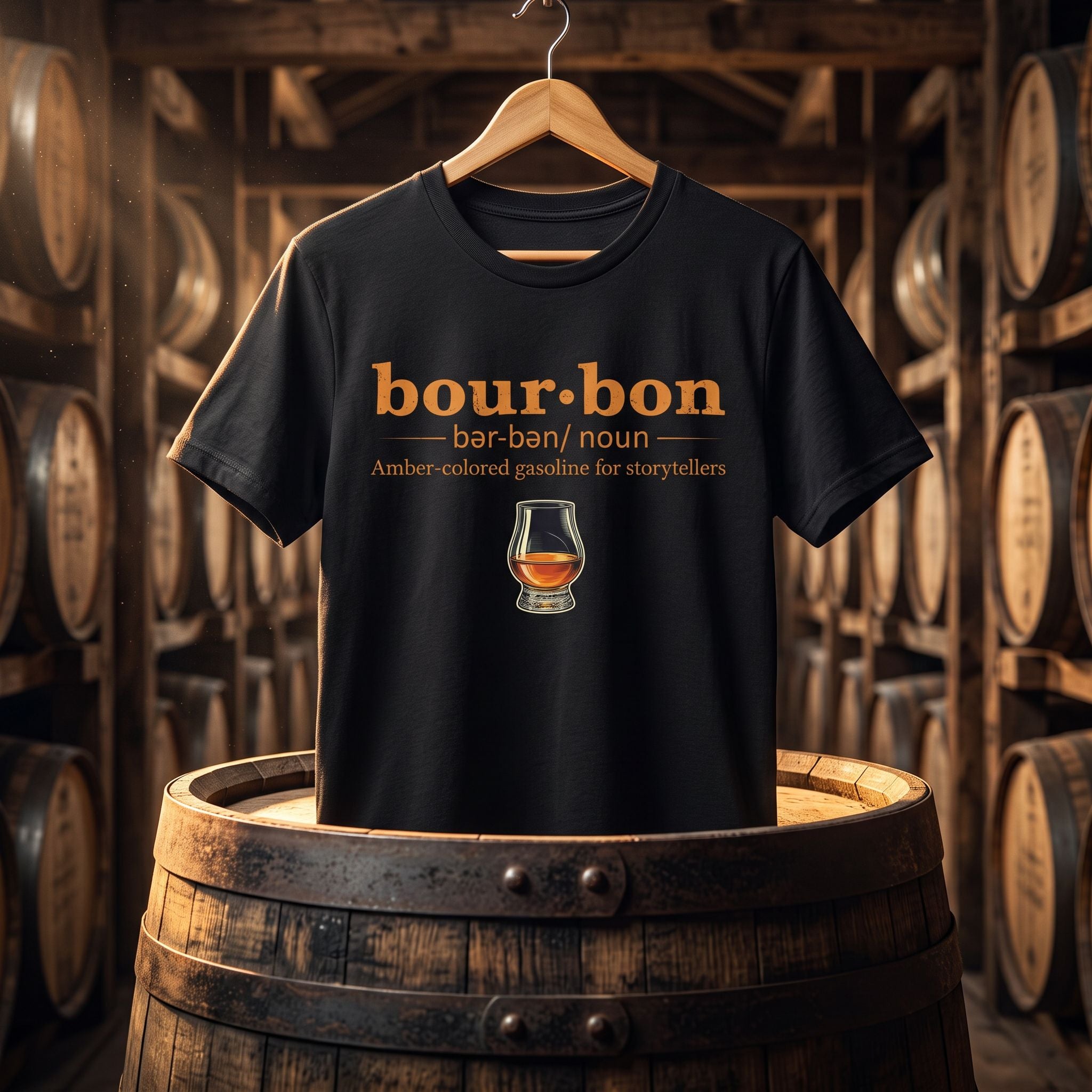 Bourbon: Amber-Colored Gasoline for Storytellers Premium Tee