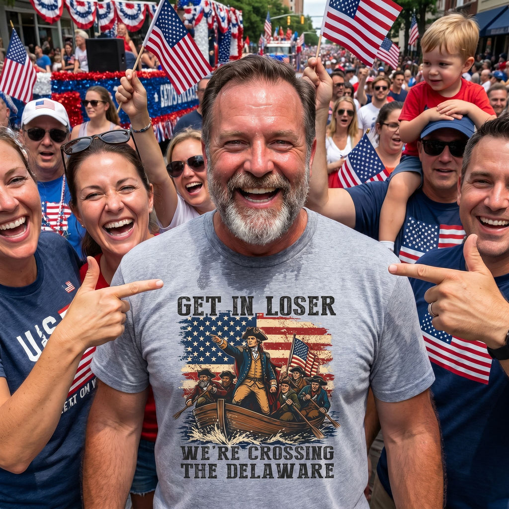 Get In Loser – We're Crossing The Delaware Tee