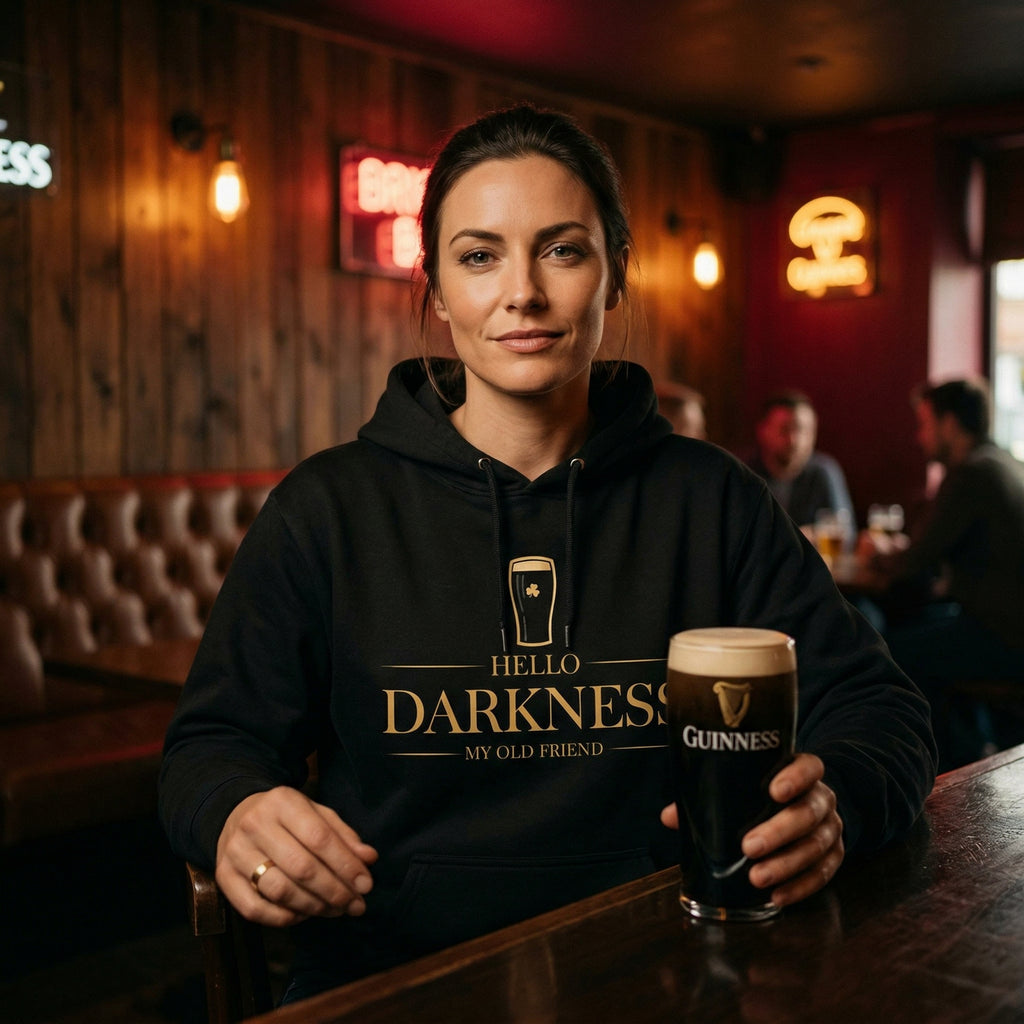 Hello Darkness Gold Premium Hoodie