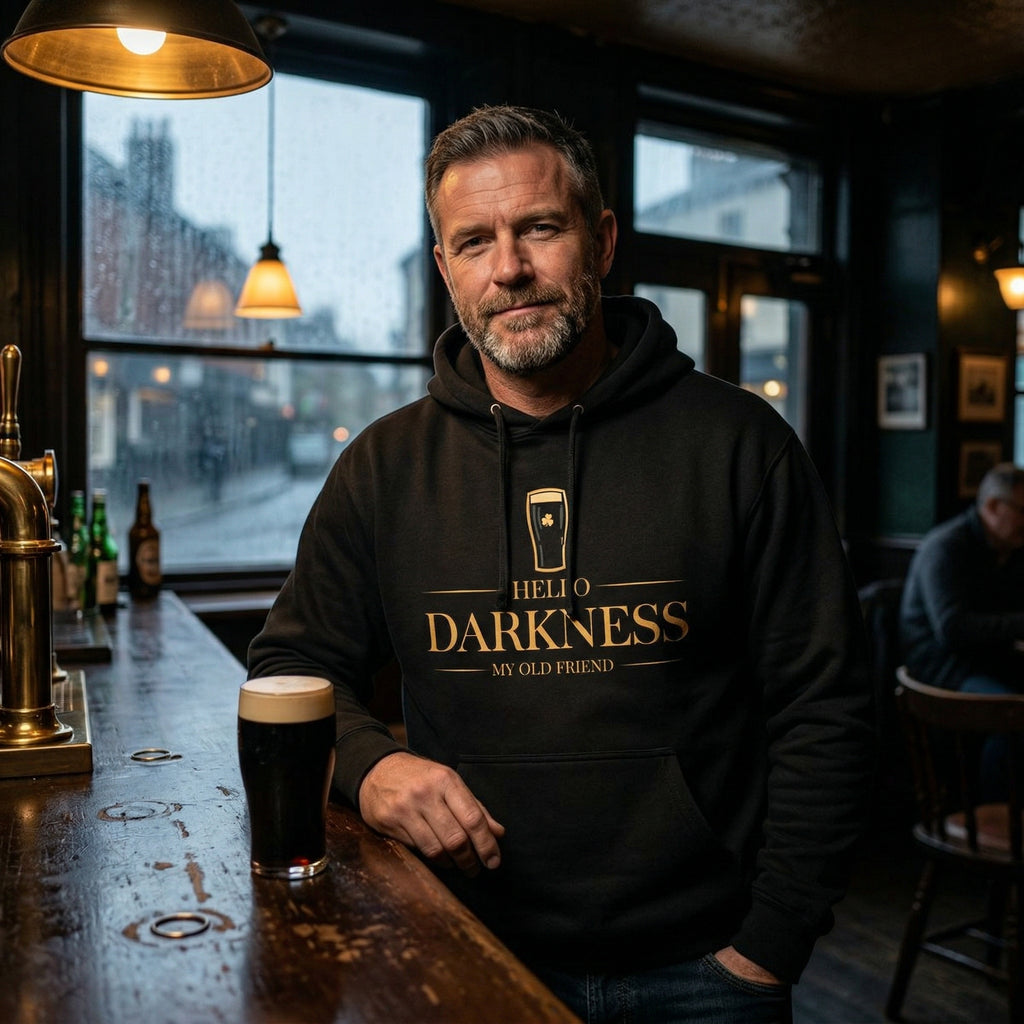 Hello Darkness Gold Premium Hoodie