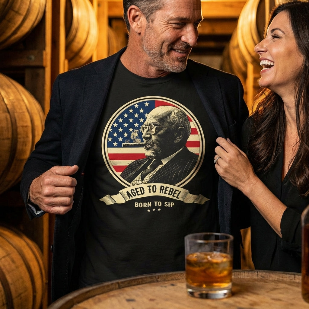 Aged to Rebel Premium CrewneckTee
