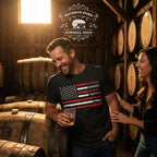 Bourbon, Whiskey, Scotch & Freedom Premium CrewneckTee