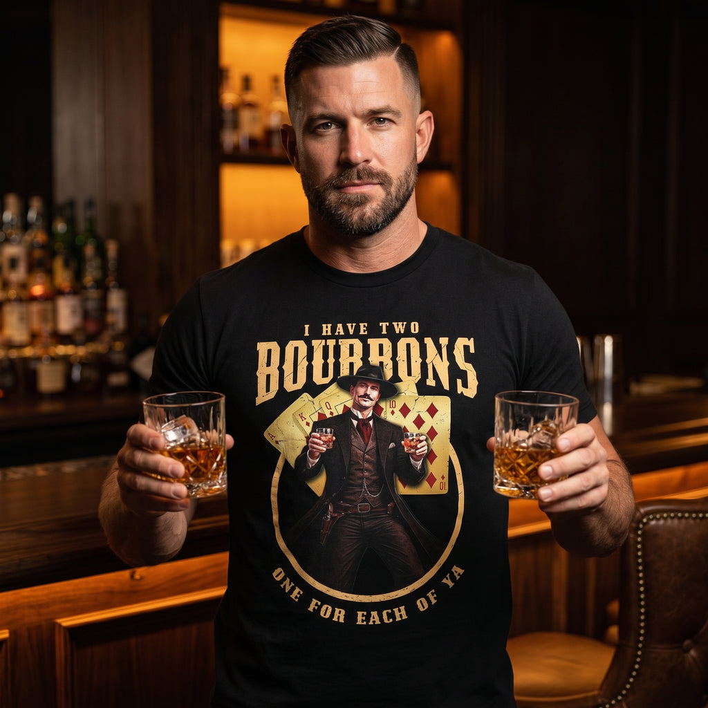 Doc Holiday Two Bourbons Premium Tee