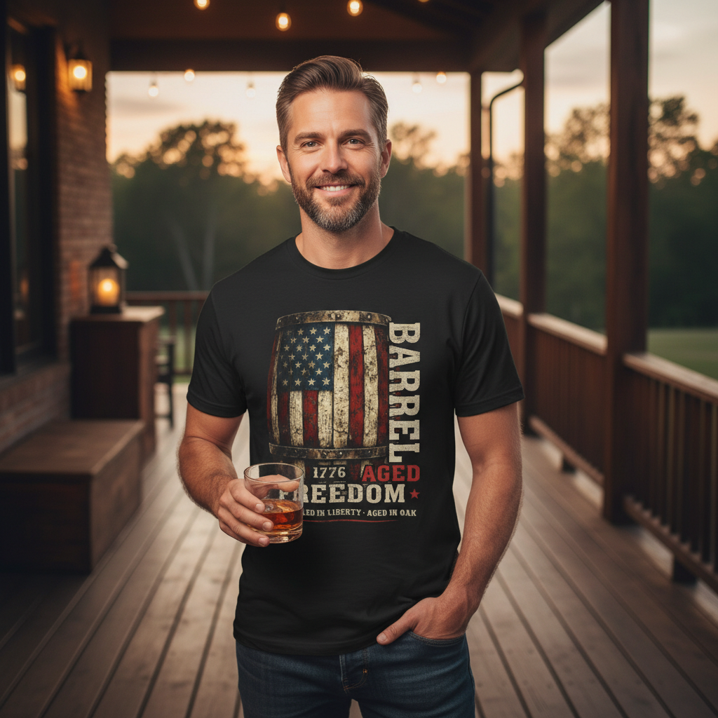 Barrel Aged Freedom Premium CrewneckTee