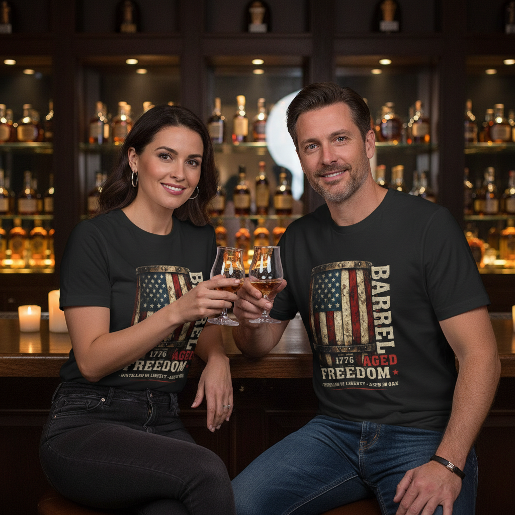 Barrel Aged Freedom Premium CrewneckTee