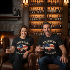 American Bourbon Buffalo Premium CrewneckTee