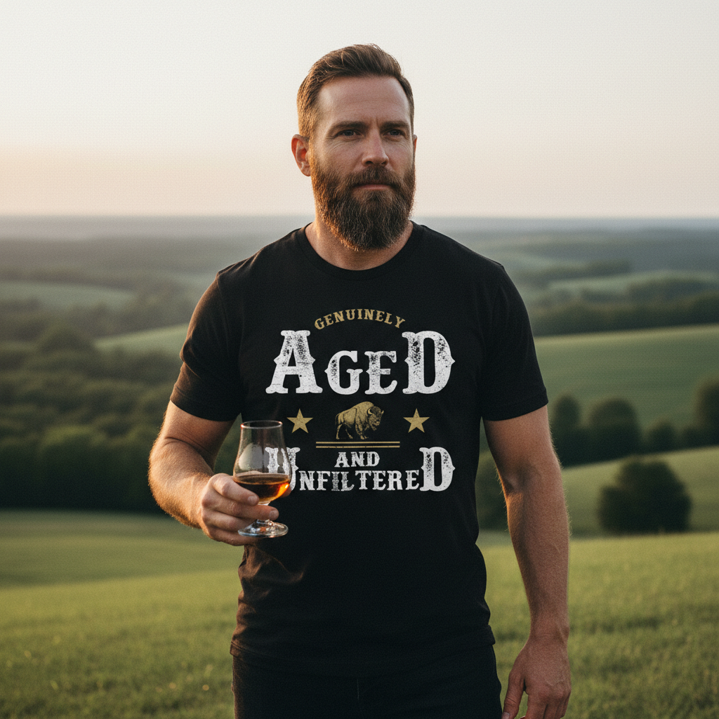 Genuinely Aged & Unfiltered Premium CrewneckTee